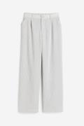 H&M Weite Cordhose Hellgrau, Chinohosen in Größe M. Farbe: Light grey