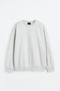 H&M Sweatshirt in Loose Fit Hellgraumeliert, Sweatshirts Größe XXXL. F...