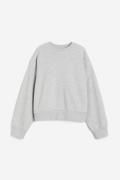 H&M Sweatshirt Hellgraumeliert, Sweatshirts in Größe S. Farbe: Light g...