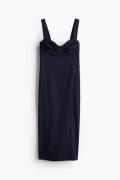 H&M Bodycon-Kleid Marineblau, Alltagskleider in Größe XL. Farbe: Navy ...