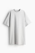 H&M Oversized T-Shirt-Kleid Hellgrau, Alltagskleider in Größe S. Farbe...