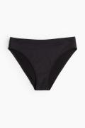 H&M Sportbikinihose Schwarz, Bikini-Unterteil in Größe L. Farbe: Black