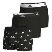 adidas 3P Active Flex Cotton Trunk Schwarz gemustert Baumwolle Small H...