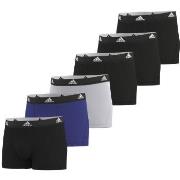 adidas 6P Active Flex Cotton Trunks Schwarz/Blau Baumwolle Small Herre...