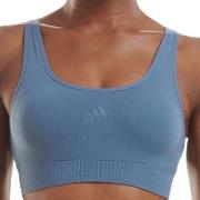 adidas BH BOS Smart Micro 720 Seamless Lounge Bra Türkis Polyamid Smal...