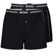 BOSS 2P EW Boxer Shorts Schwarz Polyester Small Herren