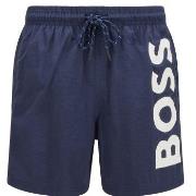 BOSS Badehosen Swimshorts Octopus Blau Polyamid Small Herren