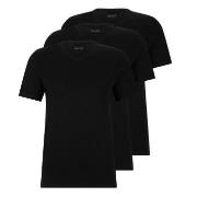BOSS 3P V-Neck Classic T-shirt Schwarz Baumwolle Small Herren