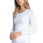 Calida Natural Comfort Top Long Sleeve Weiß Baumwolle Small Damen