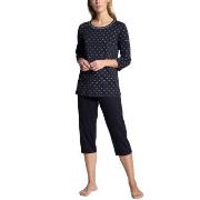 Calida Night Lovers Threequarter Pyjama Dunkelblau Baumwolle Small Dam...