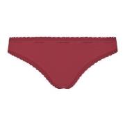 Calvin Klein Bottoms Up Refresh Thong Weinrot Polyamid Small Damen