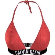 Calvin Klein Intense Power Rib Triangle Bikini Bra Korall Polyamid Sma...