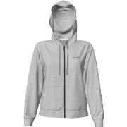 Calvin Klein Modern Cotton LW Full Zip Hoodie Grau Small Damen