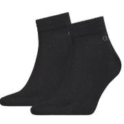 Calvin Klein 2P Quarter Socks Schwarz Gr 39/42 Herren