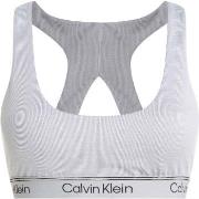 Calvin Klein BH Sport Ribbed Medium Impact Sport Bra Grau Polyester Me...