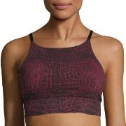 Casall BH Hot Yoga Sports Bra Rot Muster Small Damen