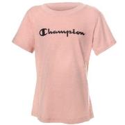 Champion Classics Crewneck T-shirt For Girls Altrosa Baumwolle 122-128