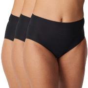 Chantelle 3P Soft Stretch Briefs Schwarz One Size Damen