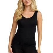 Damella Wool And Silk Tank Top Schwarz Wolle 38 Damen