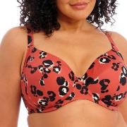 Elomi Kotiya Underwire Plunge Bikini Top Orange/Schwarz F 80 Damen