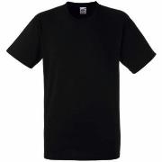 Fruit of the Loom Heavy Cotton T Schwarz Baumwolle Small Herren