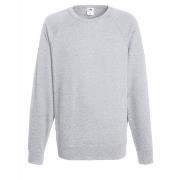 Fruit of the Loom Light Raglan Sweat Graumelliert Medium Herren