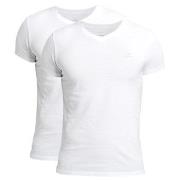 Gant 2P Basic V-Neck T-Shirt Schwarz/Weiß Baumwolle Small Herren