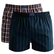 Gant 2P Cotton Stripe Boxer Shorts Blaugestreift Baumwolle Medium Herr...