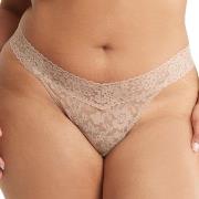 Hanky Panky Daily Lace Original Rise Thong Vanille Nylon One Size Dame...
