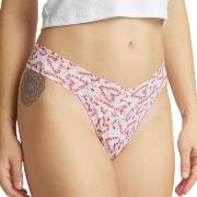 Hanky Panky Printed Original Rise Thong Weiß Muster Nylon One Size Dam...