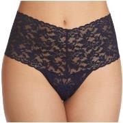 Hanky Panky Signature Lace Retro Thong Marine Nylon One Size Damen