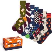 Happy socks 7P A Wild Week Socks Gift Set Mixed Baumwolle Gr 41/46