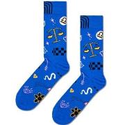 Happy Sock Zodiac Signs Libra Sock Blau Muster Gr 41/46