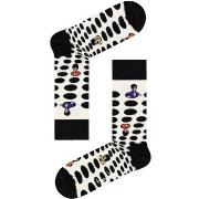 Happy Socks Beatles Dots Sock Weiß Baumwolle Gr 36/40