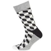 Happy socks Filled Optic Sock Men Schwarz gemustert Baumwolle Gr 41/46...