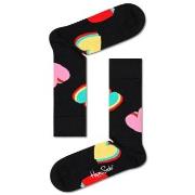 Happy Socks My Valentine Sock Schwarz Baumwolle Gr 41/46