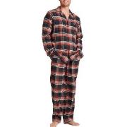 Jockey Cotton Flannel Pyjama Schwarz Baumwolle Small Herren