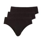 Jockey 3P Cotton Plus Brief Schwarz Small Herren