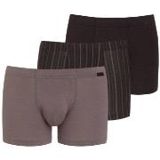 Jockey 3P Cotton Plus Trunk Grau Small Herren