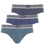 Jockey 3P Cotton Stretch Brief Blau Baumwolle Small Herren