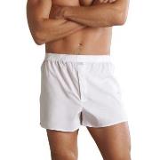 Jockey Woven Poplin Boxer Shorts Weiß Baumwolle Small Herren