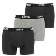 Levis 3P Back in Session Boxer Schwarz/Grau Baumwolle Small Herren