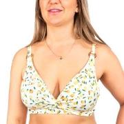 Missya Lucca Bikini Top Gelb gemustert 38 Damen