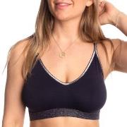 Missya BH Lucia Glitter Bra Top Marine Polyamid Small Damen