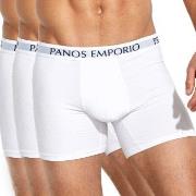 Panos Emporio 3P Base Bamboo Cotton Boxer Weiß Small Herren