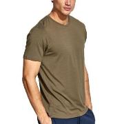 Panos Emporio Base Bamboo Tee Olive Small Herren