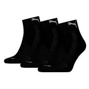 Puma 3P Cushioned Quarter Sock Schwarz Gr 39/42