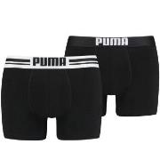 Puma 2P Everyday Placed Logo Boxer Schwarz Baumwolle Small Herren