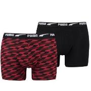 Puma 2P Men Formstrip Boxer Rot Baumwolle Medium Herren