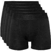 Resteröds 5P Gunnar Bamboo Boxer Schwarz Small Herren